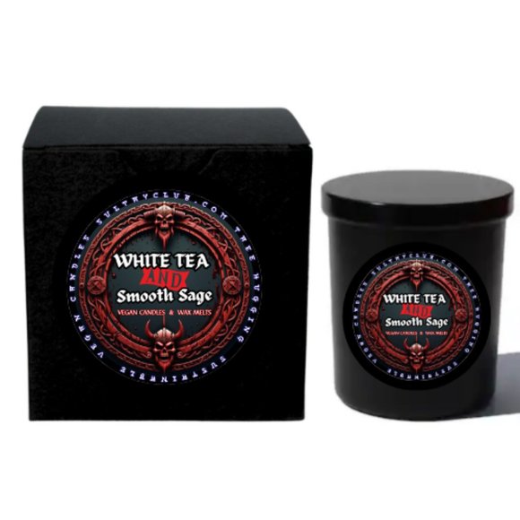 WHITE TEA & SMOOTH SAGE LUXURY CANDLE - Picture 2 of 2